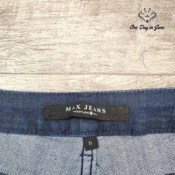 Max Studio Cropped Jeans Size 6 - Picture 2 of 6